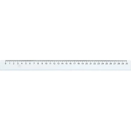 Lineal 30 cm, plast – 1 stk