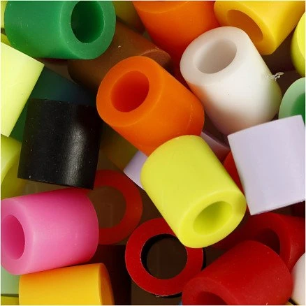 Nabbi Rørperler Jumbo 10×10 mm hul 5,5 mm – 3200 stk