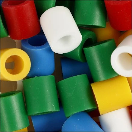 Nabbi Rørperler Jumbo 10x10 mm hul 5,5 mm – 2450 stk