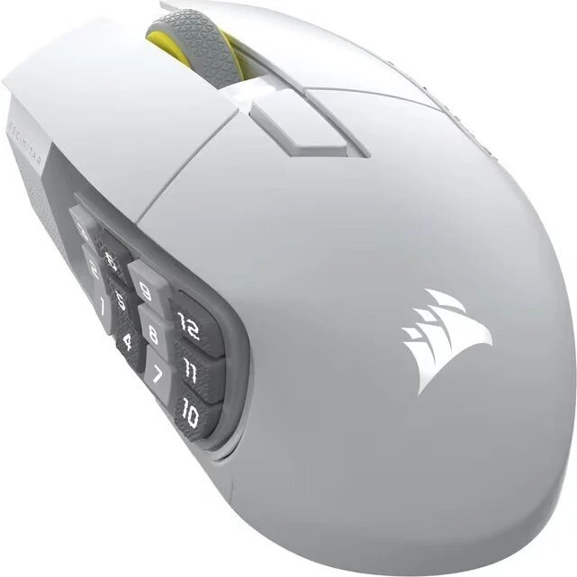 Corsair Scimitar Elite Wireless SE MMO – Hvid