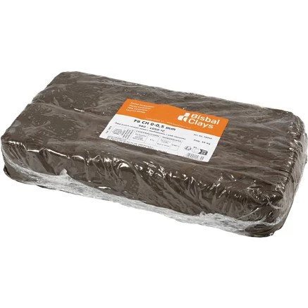 Keramikler med chamotte, mørk brun 10 kg