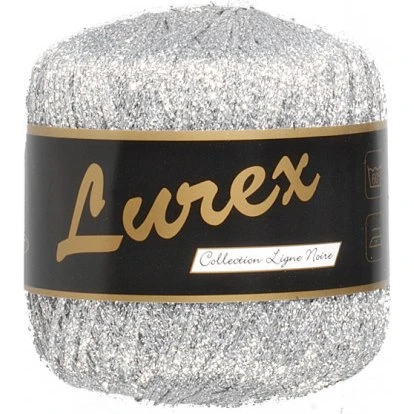 Lammy Lurex Garn 25 g (160 m) - Sølv