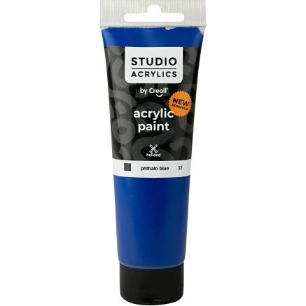 Creall Studio Akrylmaling dækkende Phthalo blå (32) 120 ml
