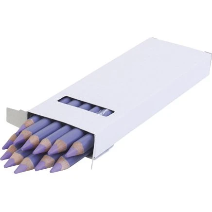 edu Tykke farveblyanter 10 mm krop, 6,25 mm mine, lys lilla, 12 stk