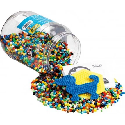 Hama Midi Perleæske 7.000 stk med plader og strygepapir