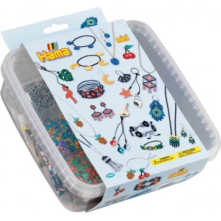 Hama Mini Gaveæske 5403 – 10.500 Perler og 2 Perleplader