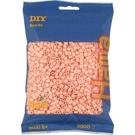 Hama Midi Perler 5 mm Lys fersken 3000 stk