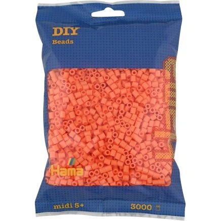 Hama Midi Perler Abrikos 3000 stk