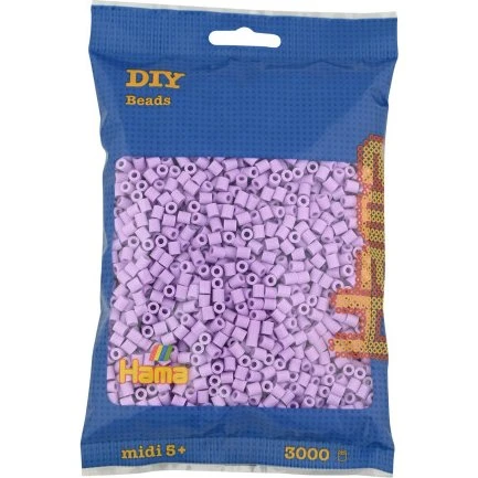 Hama Midi Perler Pastel Lilla 3000 stk
