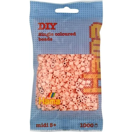 Hama Midi Perler 207-78 Lys fersken (Light Skin Tone) 1000 stk