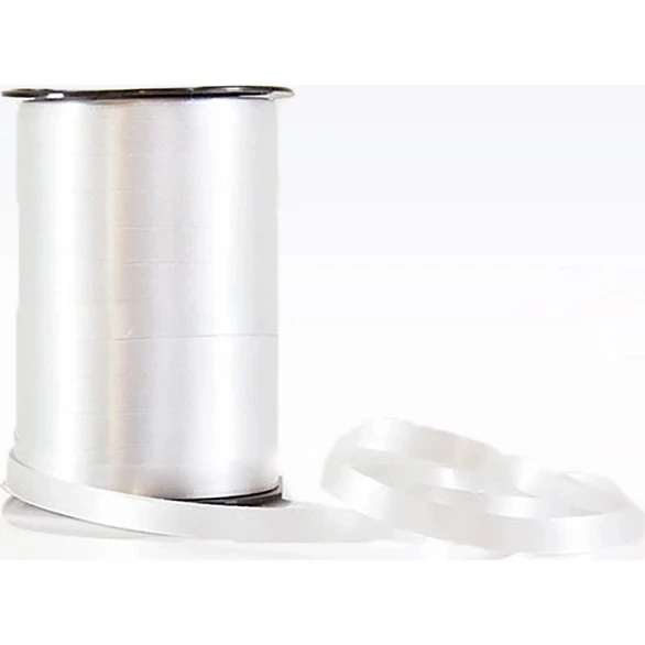 Gavebånd Poly Glat 10 mm Sølv, 250 m