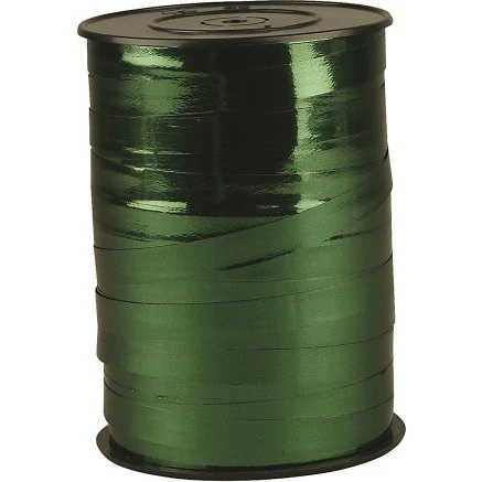 Gavebånd 10 mm blank metalgrøn – 250 m