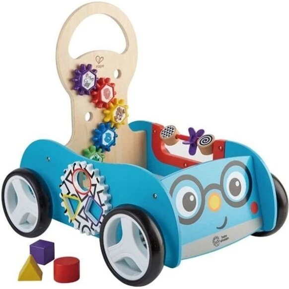 Hape Baby Einstein Aktivitetsgåvogn i træ (Discovery Buggy)