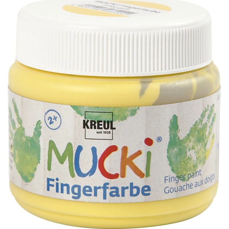 Mucki Fingermaling Gul 150 ml