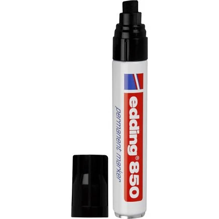 Edding 850 tusch 5–15 mm, sort (1 stk)