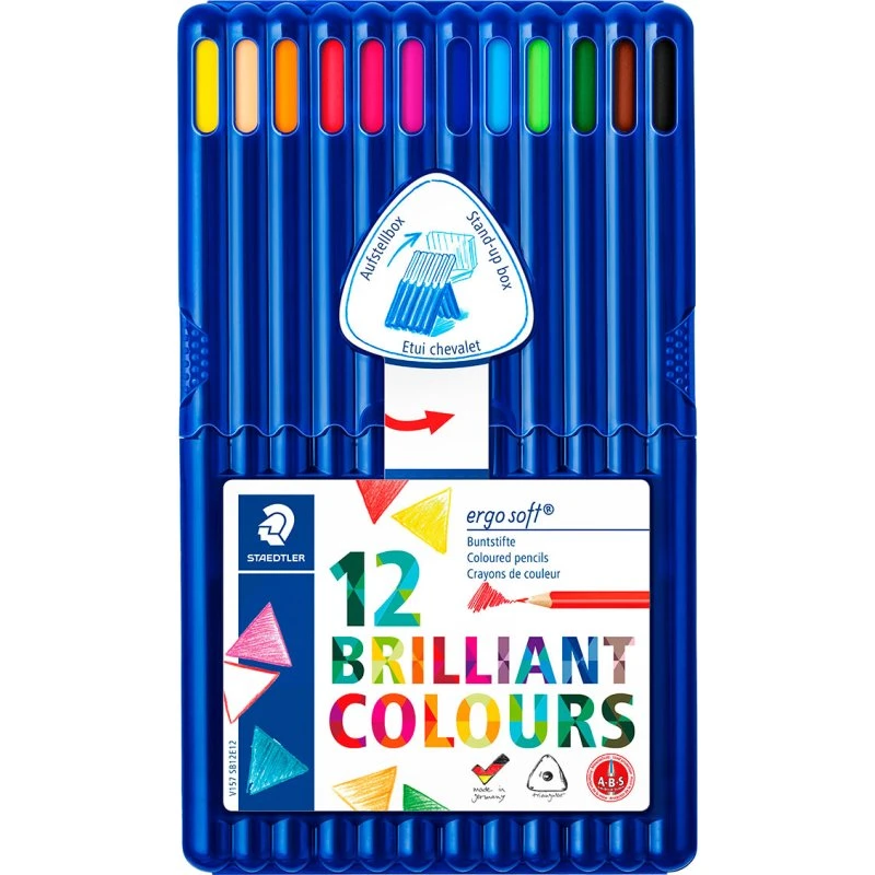 Staedtler Ergosoft Farveblyanter 12 farver