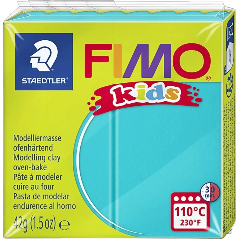 FIMO Kids ovnhærdende modellervoks 42 g – turkis