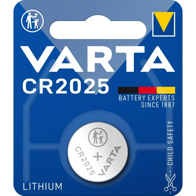 Varta CR2025 3V 170mAh lithium knapcelle