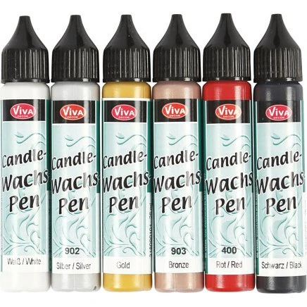 Lysvoks Standardfarver 6x25 ml