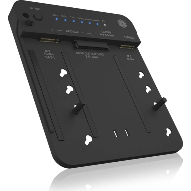 ICY BOX IB-2913MCL-C31 Clone- & Dockingstation USB-C (Sort)