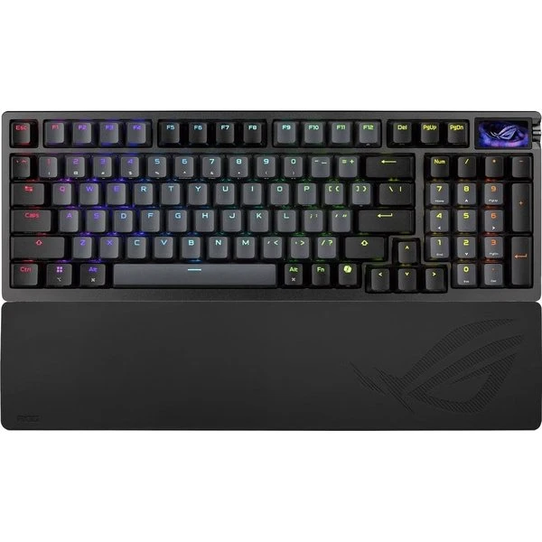 ASUS ROG Azoth 96 HE 96% Nordisk trådløst gaming-tastatur, sort