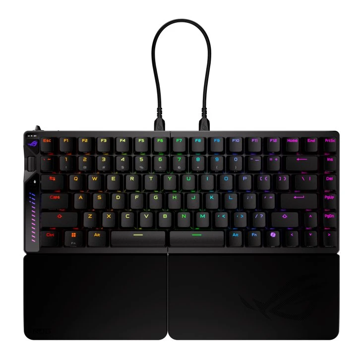 ASUS ROG Falcata 75% gaming-tastatur – RGB, magnetic-mech, sort