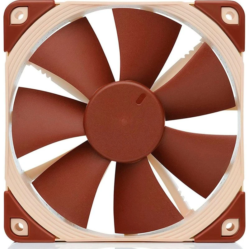 Noctua NF-F12 PWM 120 mm kabinetblæser - beige/brun