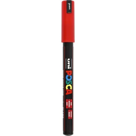 Uni Posca PC-1MR 0,7 mm - Rød