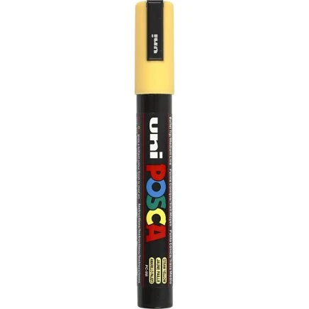 Posca PC-5M tusch 2,5 mm – Straw Yellow