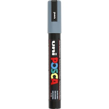 Posca PC-5M tusch 2,5 mm – Slate Grey