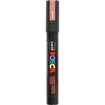 Posca PC-5M tusch 2,5 mm – metallic rød