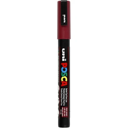 Posca PC-3M tusch 0,9–1,3 mm – Red Wine