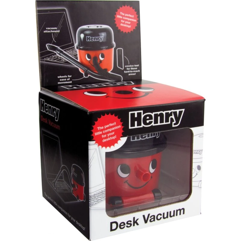 Paladone Henry mini skrivebordsstøvsuger – Rød