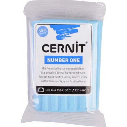 Cernit Modellervoks Unicolor 038 Himmelblå 56 g