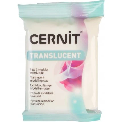 Cernit Translucent Selvlysende modellervoks 56 g
