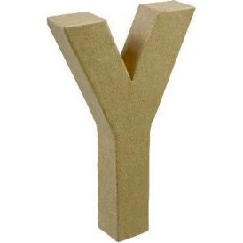 Papbogstav Y – 20 x 11,5 cm
