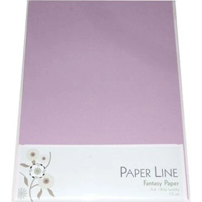 Fantasy Paper Paper Line A4 karton lyselilla 180 g - 10 ark