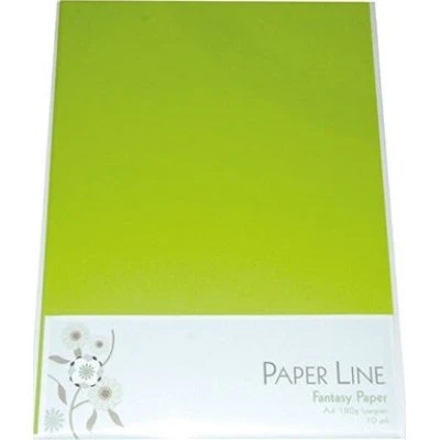 Fantasy Paper A4 karton 180 g - lysegrøn - 10 ark