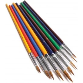 Artino vandfarvepenselsæt 9 stk – hård pensel