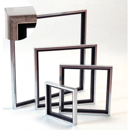 Artino Svæveramme Træ Antik Sølv 20x20 cm