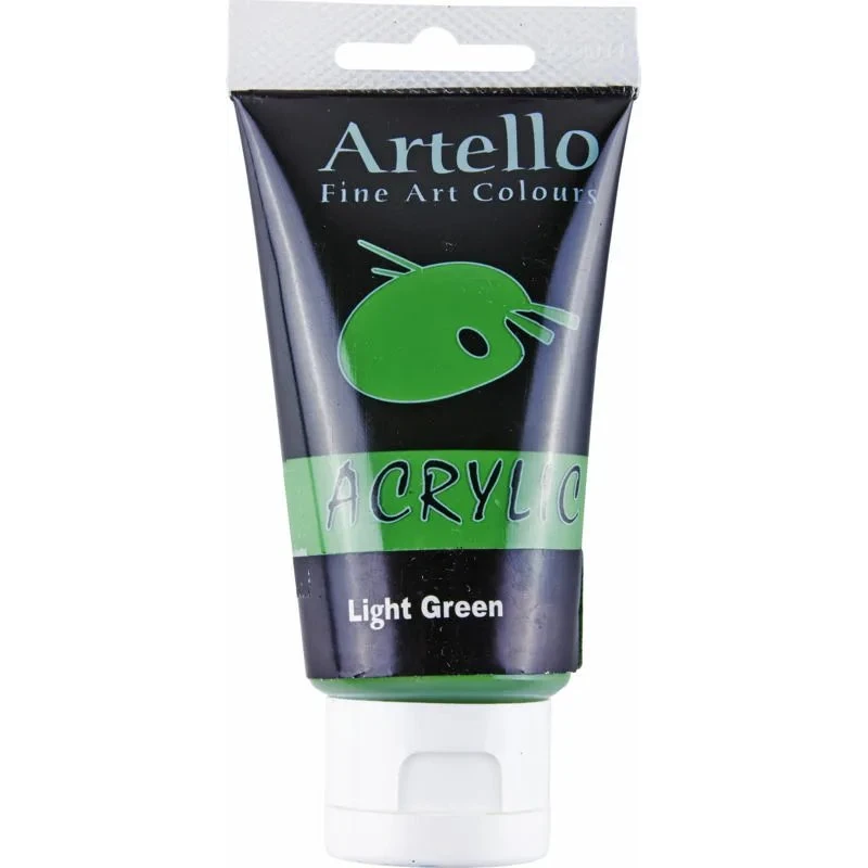 Artello Akrylmaling lysgrøn 75 ml