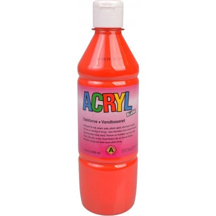 Fantasy Color Akrylmaling Rød 500 ml (Blank)