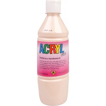 Fantasy Color Akrylmaling Blank 500 ml – Lys hudfarve