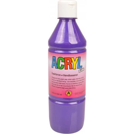 Fantasy Color Akrylmaling Blank Lilla 500 ml