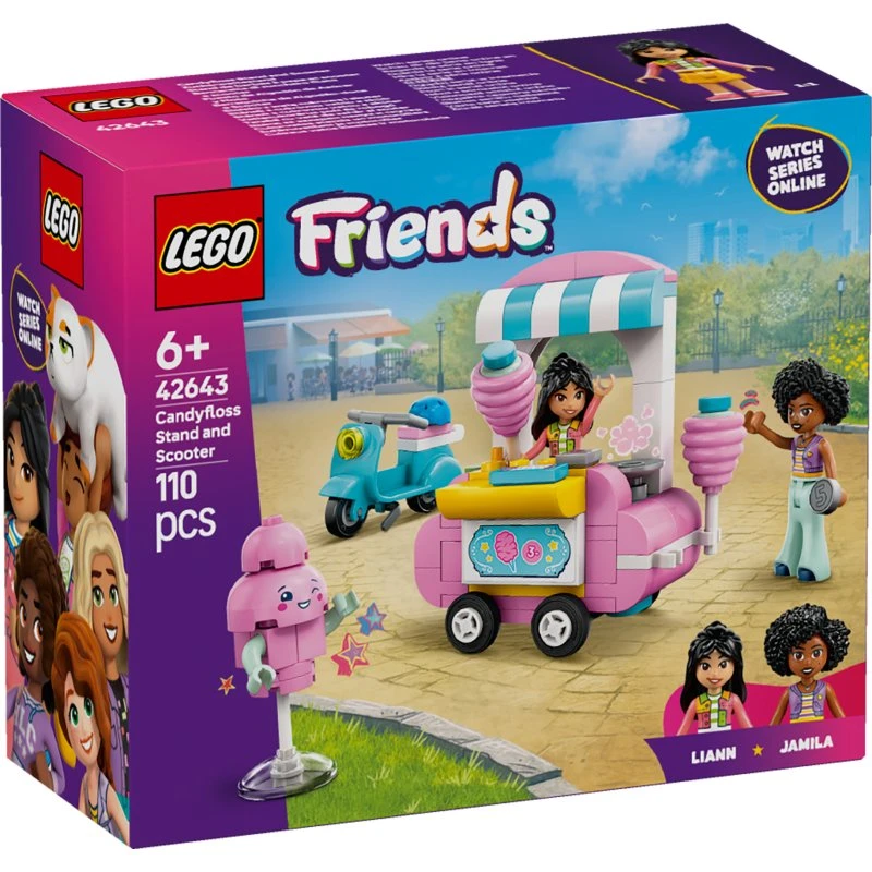 LEGO Friends 42643 Candyfloss-bod og scooter