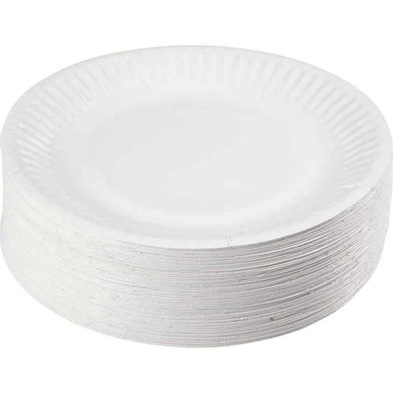 Uden mærke Paptallerken Ø15 cm - 100 stk.