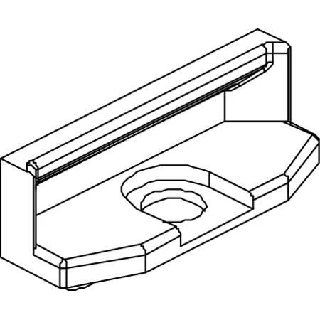 Cubic Lukkebøjle 1180-0001 til 2–10 modul låger