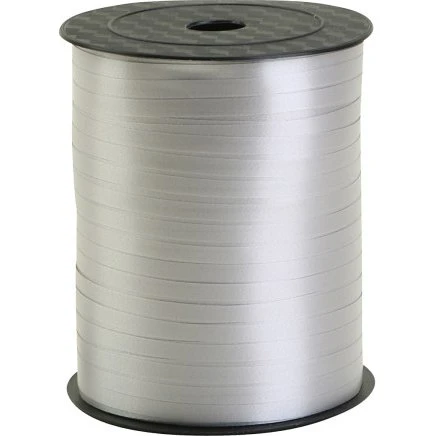 Gavebånd 5 mm sølv, 400 m