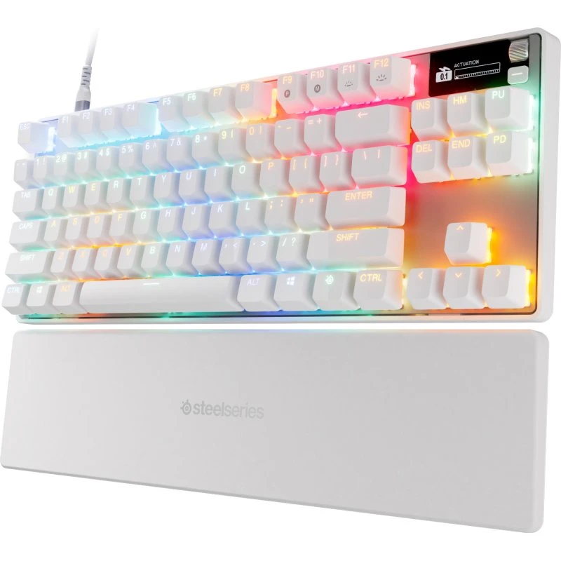 SteelSeries Apex Pro TKL Gen 3 – Nordisk (Hvid)