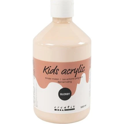 Amo Akrylmaling Blank, Lys pudder 500 ml